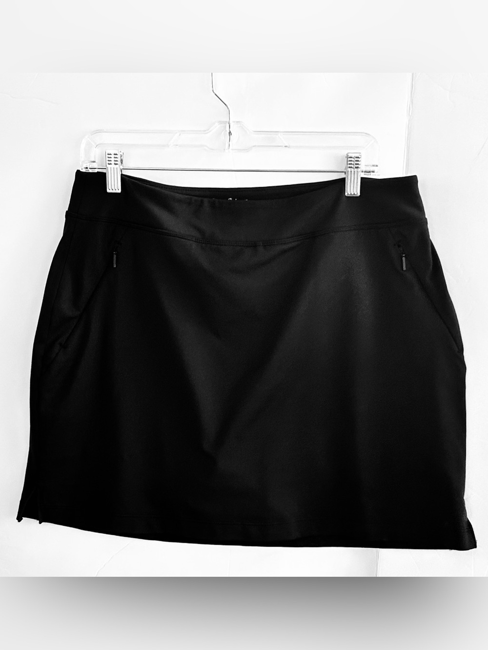 Tommy Bahama Island Zone Black Women's Active Skort skirt with pockets size M
